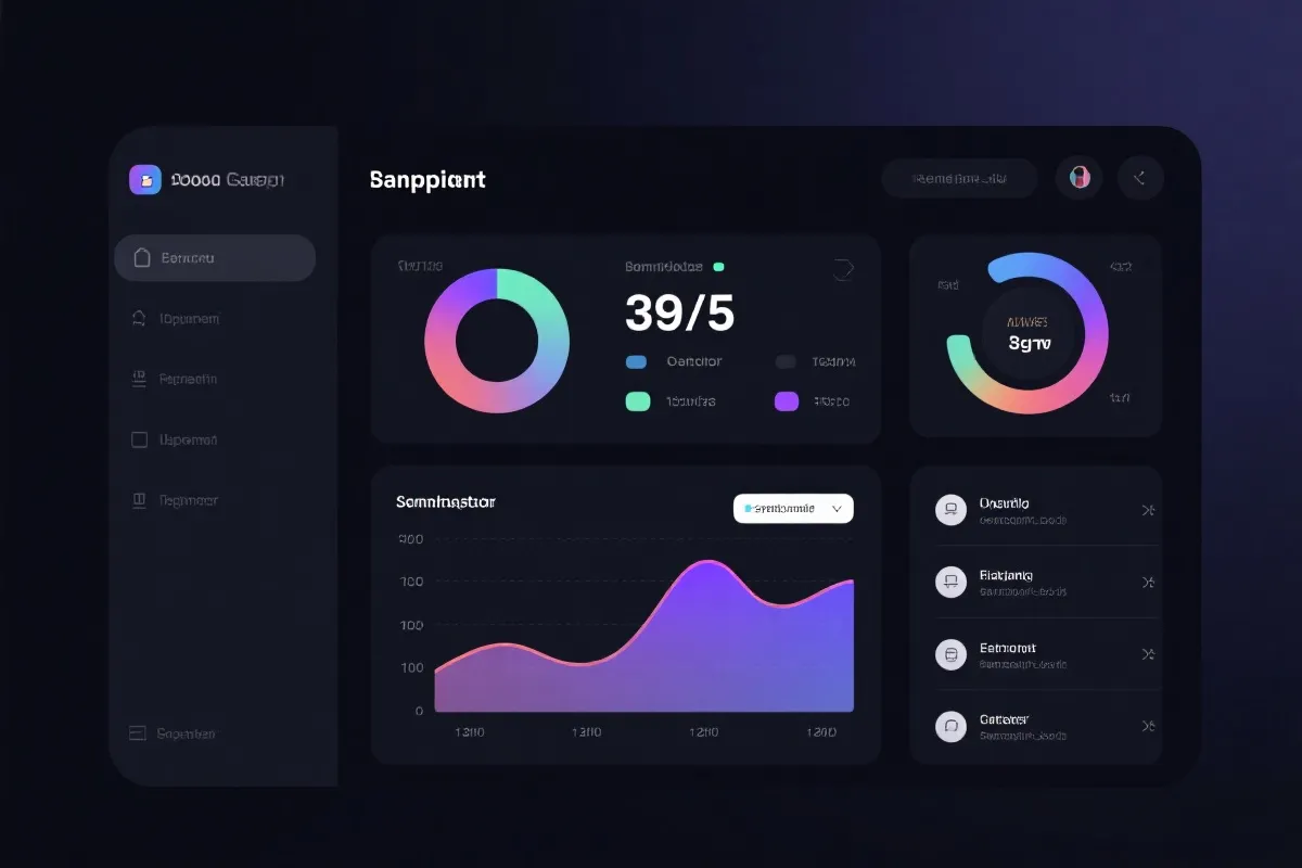 数据看板示意图